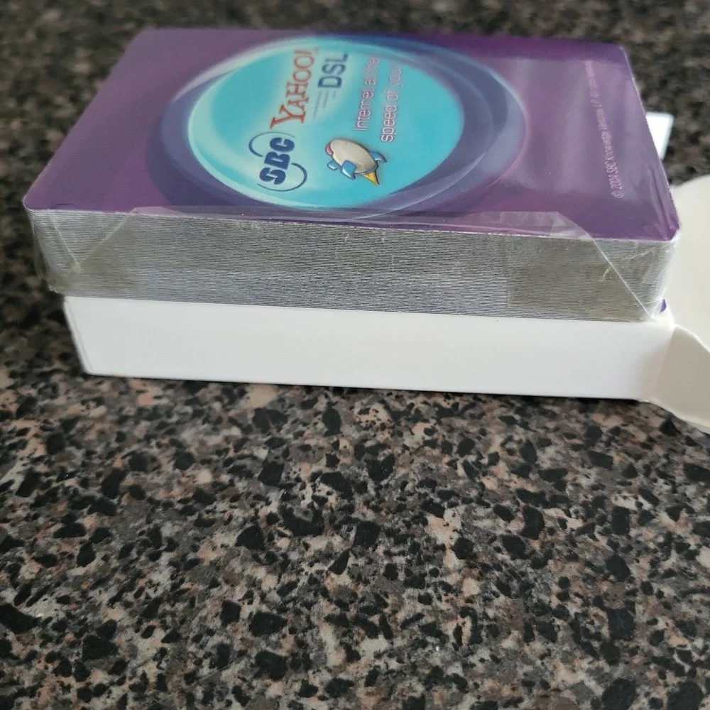 VINTAGE 2004 Yahoo DSL Internet Playing Cards NEW Deck RARE Computer Collectible